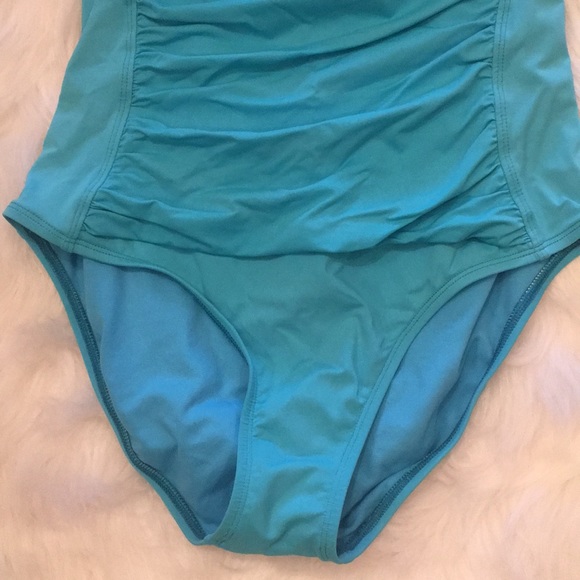 Liz Claiborne SKY BLUE halter bathing suit 👙 - Picture 4 of 8